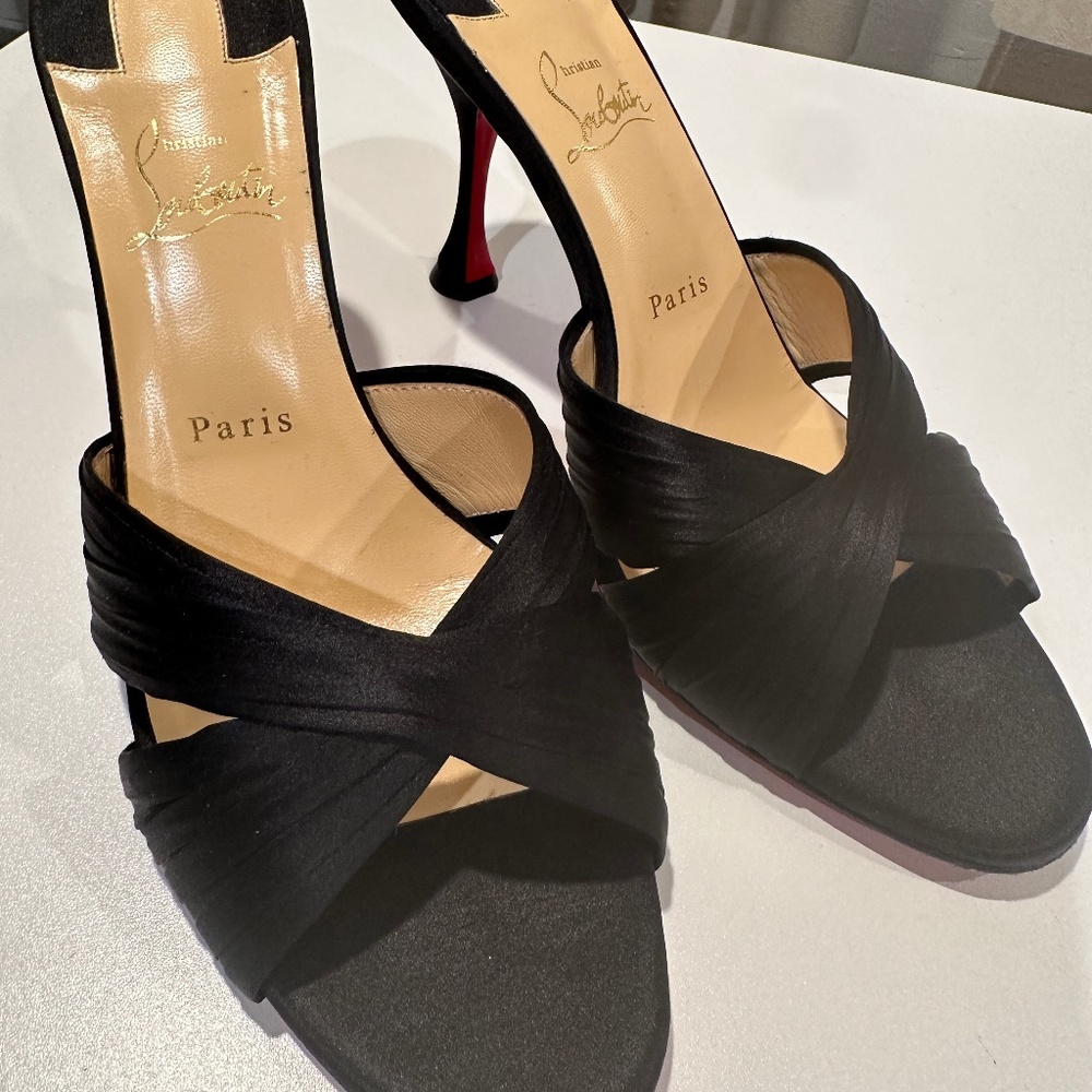 Christian Louboutin Satin Mule